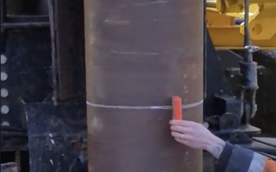 Tubex paal 75 meter diep!